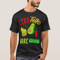 Less Talk More Guac Funny Kawaii Avocado Vegan Hum