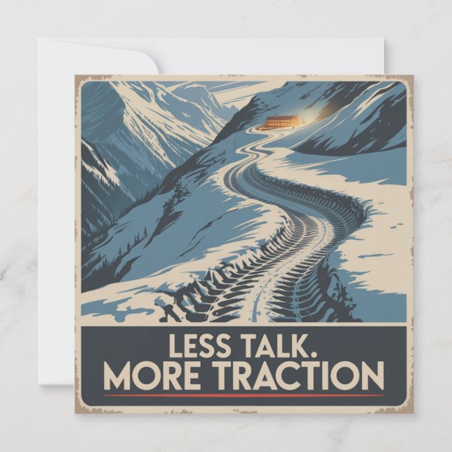 Less Talk. More Traction Holiday Card (Front)