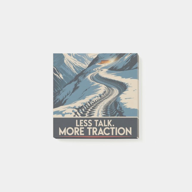 Less Talk. More Traction Post-it Notes (Front)