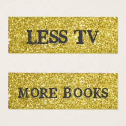 Less TV More Books Bookmark