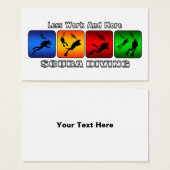 Less Work And More Scuba Diving (Front & Back)