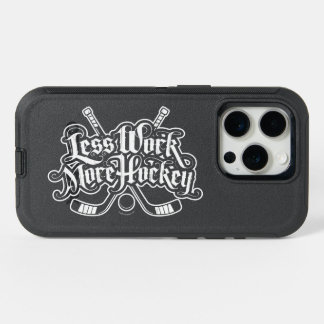 Less Work More Hockey iPhone 15 Pro Case