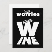 Less Worries More Wine (Front/Back)