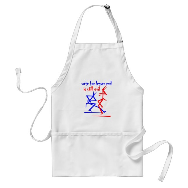Lesser Evil Adult Apron (Front)