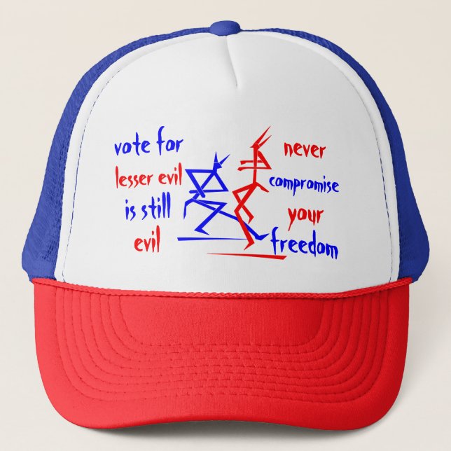 Lesser Evil Trucker Hat (Front)