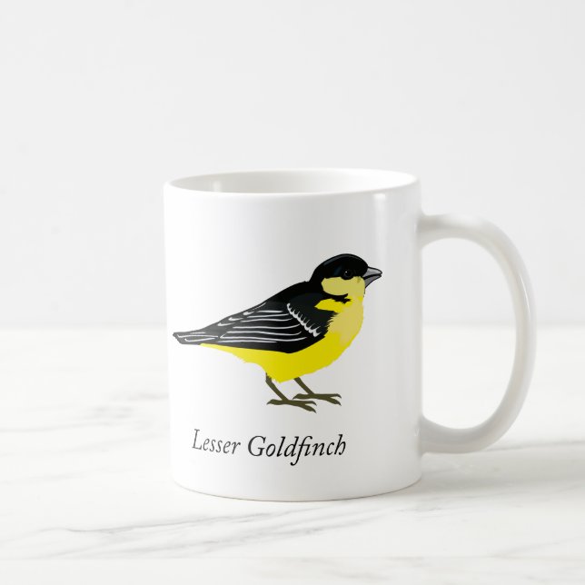 Lesser goldfinch coffee mug (Right)
