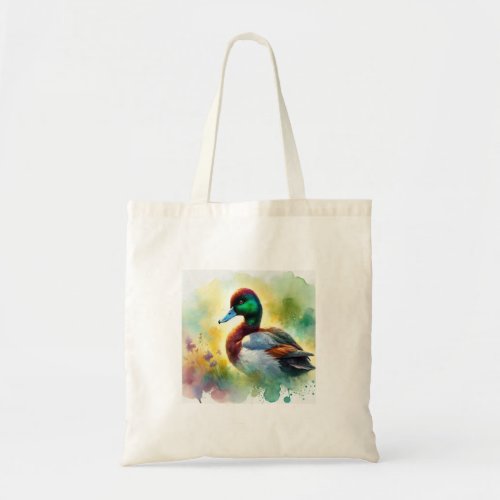Lesser Scaup 050724AREF108 _ Watercolor Tote Bag