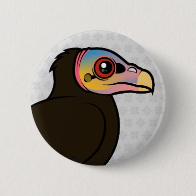Lesser Yellow-headed Vulture Pinback Button