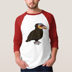 Lesser Yellow-headed Vulture Men's Basic 3/4 Sleeve Raglan T-Shirt