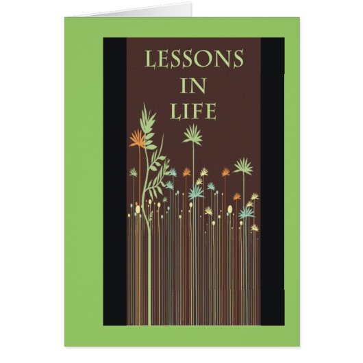 Lessions in Life Cards (Front)