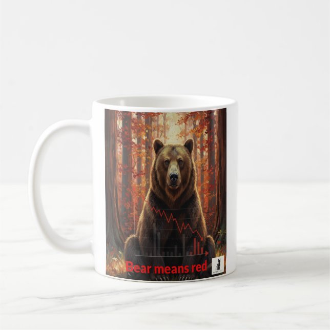 Lesson 2: Bear means red Coffee Mug (Left)