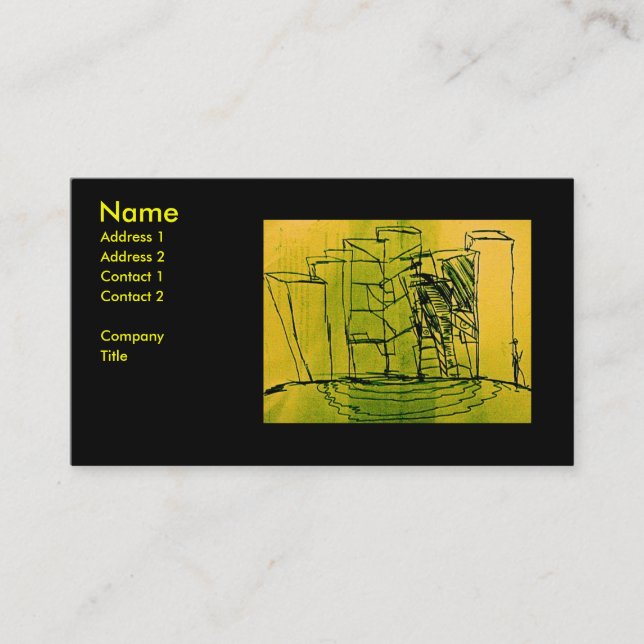 LESSON PLAN CITY BUSINESS CARD (Front)