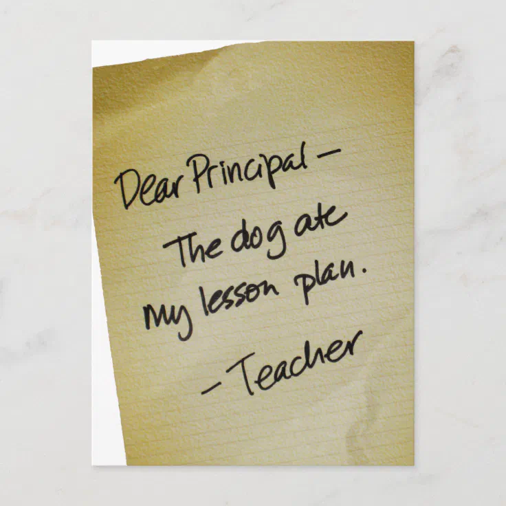 Lesson Plan Postcard Zazzle