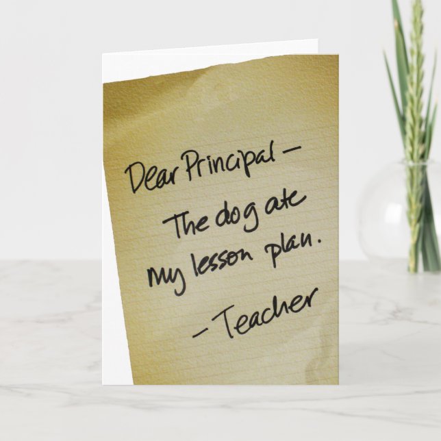 Lesson Plan Thank You Card (Front)
