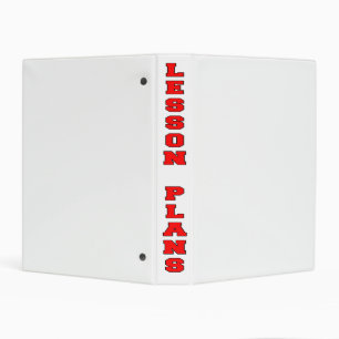 Lesson Plans Mini Binder