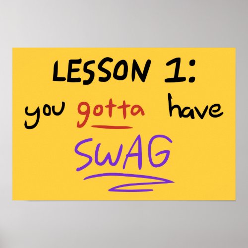 Lesson Poster