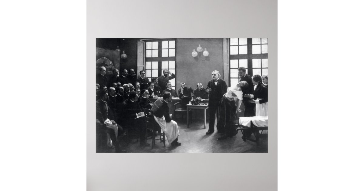 Lesson with Doctor Charcot at the Salpetriere Poster ...