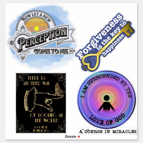 Lessons from A Course in Miracles set 1 Stickers 