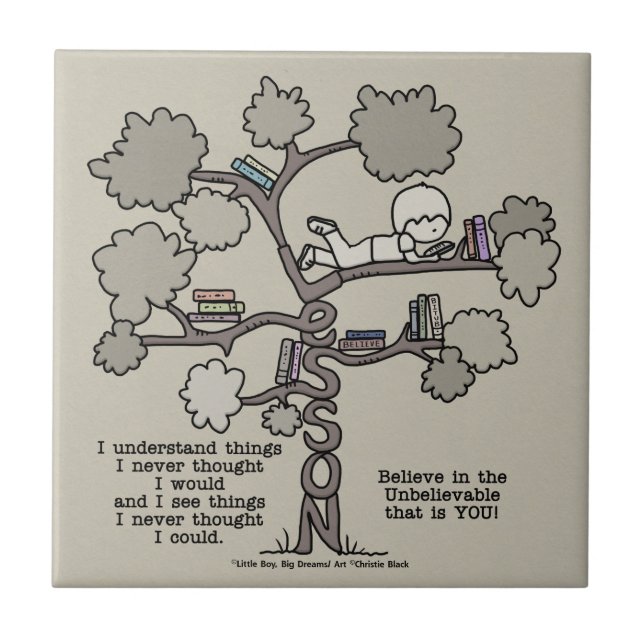 Lessons Learned Ceramic Tile (Front)