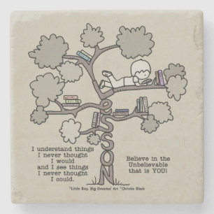 Lessons Learned Stone Coaster