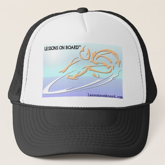 Lessons On Board Origional Design Hat (Front)