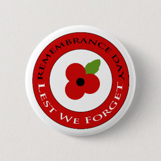 Lest we forget - Badge Pinback Button