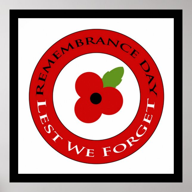 Lest we forget - Poster (Front)