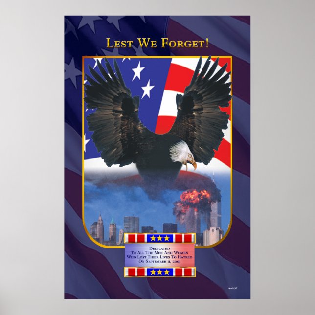 LEST WE FORGET POSTER (Front)
