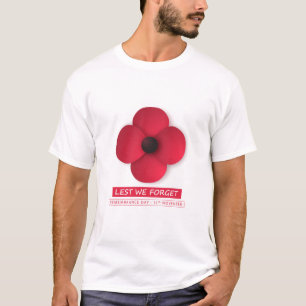 Lest We Forget / Remembrance Day T-Shirt