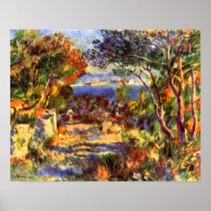 L'Estaque by Pierre Renoir, Vintage Impressionism Poster