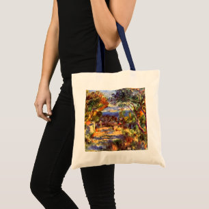 L'Estaque by Pierre Renoir, Vintage Impressionism Tote Bag