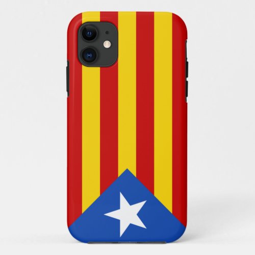 LEstelada Blava Catalan Independence Flag iPhone 11 Case