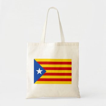"l'estelada Blava" Catalan Independence Flag Tote Bag by abbeyz71 at Zazzle
