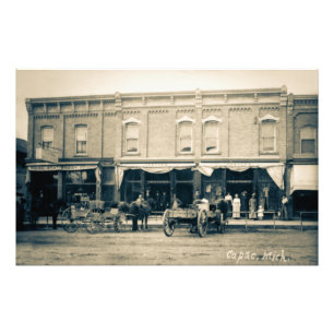 Lester's Store Capac Michigan Vintage Photo Print