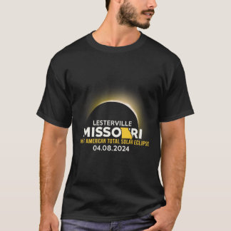 Lesterville Missouri Mo Total Solar Eclipse 2024 T-Shirt