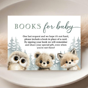 Let Adventure Begin Baby Shower Books For Baby Enclosure Card