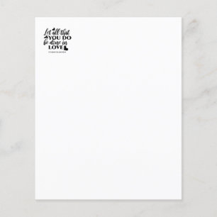 Let All Be Done in Love - 1 Cor 16:14