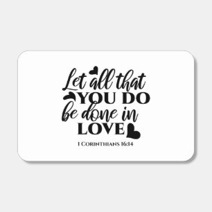 Let All Be Done in Love - 1 Cor 16:14 Matchboxes
