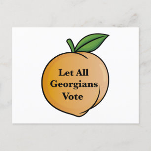 Let All Georgians Vote Postcard