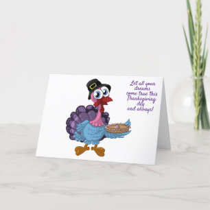 Let All Your Dreams Come True Letterpress Thank You Card