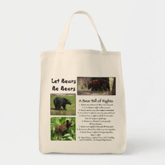 Let Bears Be Bears Bag