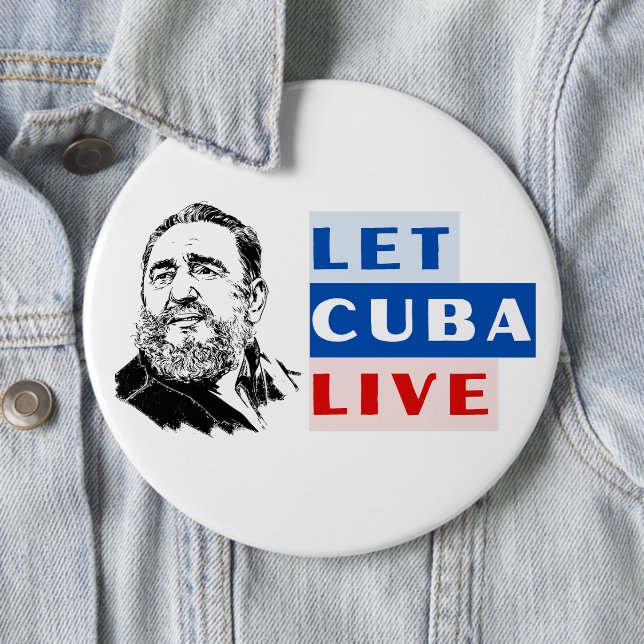 Let Cuba Live Button (In Situ)