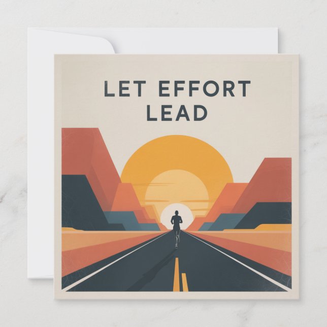 Let Effort Lead Invitation (Front)