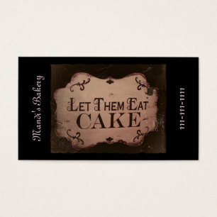 "Let 'Em Eat Cakes