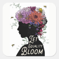 Let Equality Bloom stickers