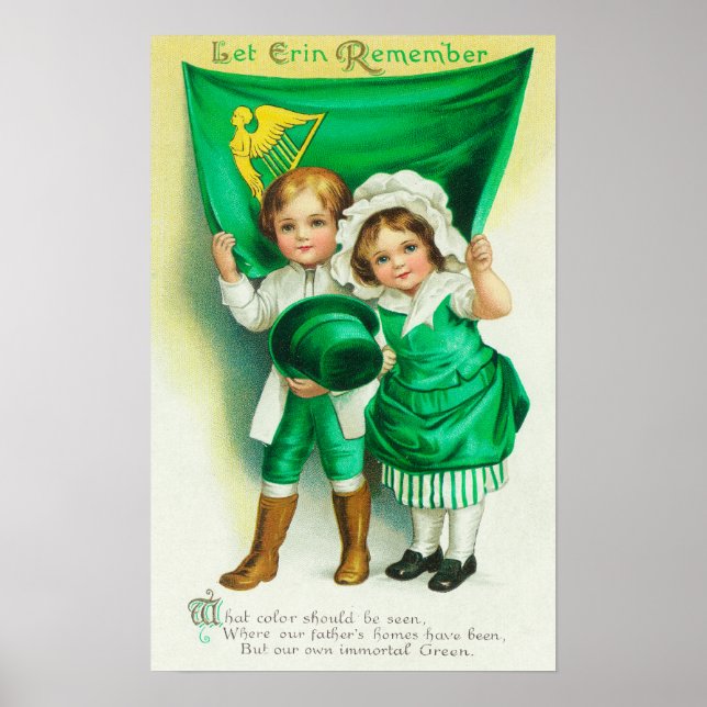 Let Erin Remember Couple Holding a Flag Poster (Front)