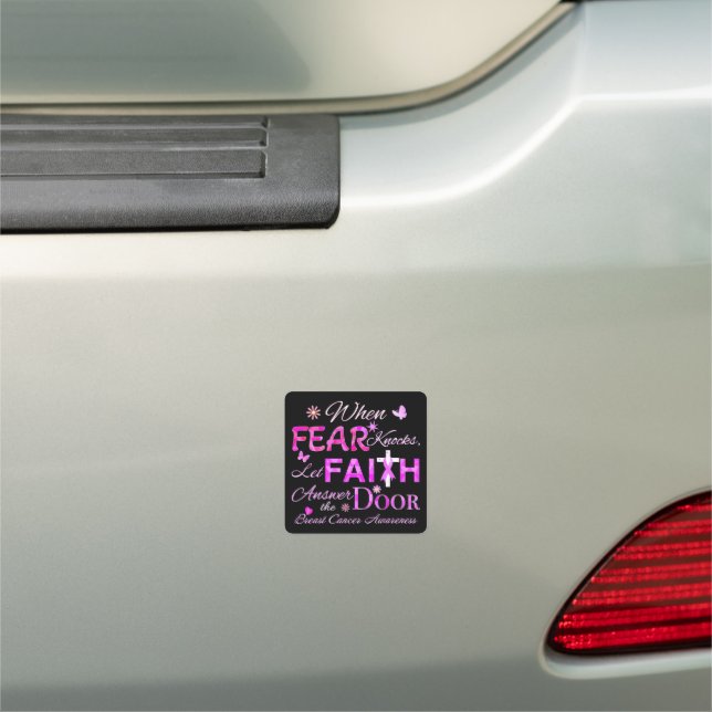 Let FAITH Answer the Door Car Magnet (In Situ)