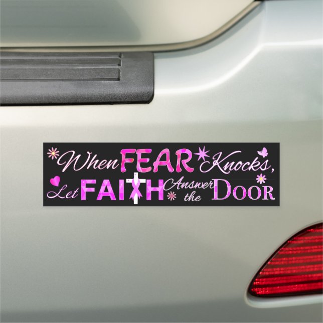 Let FAITH Answer the Door Car Magnet (In Situ)