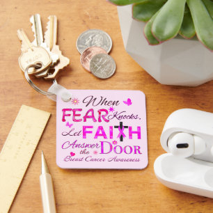 Let FAITH Answer the Door Keychain