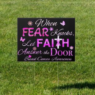 Let FAITH Answer the Door Sign